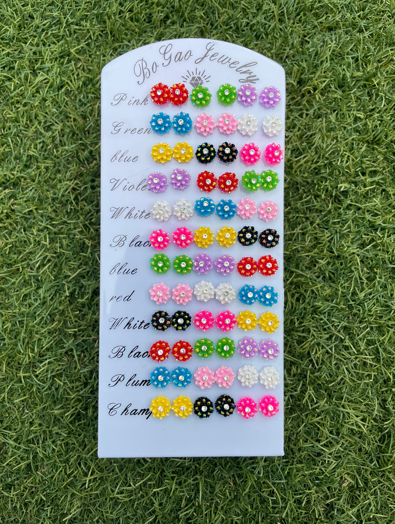 Assorted Earrings Tray - 36 pairs