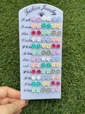 Assorted Earrings Tray - 36 pairs
