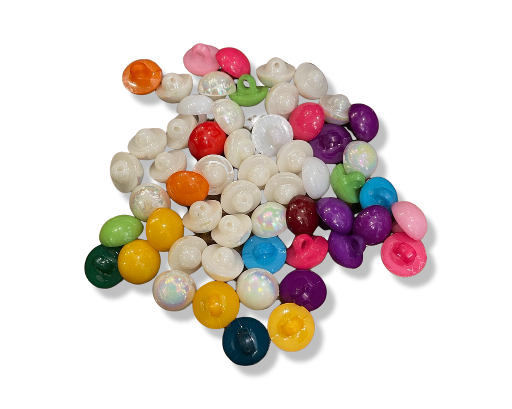 Semi Circle Pearl Shaped Buttons Pack