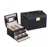 Jewellery Box - Double Drawer with Large Mirror