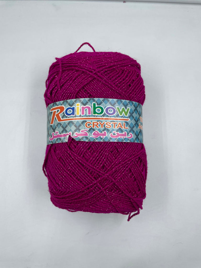Rainbow Crystal Zari Yarn