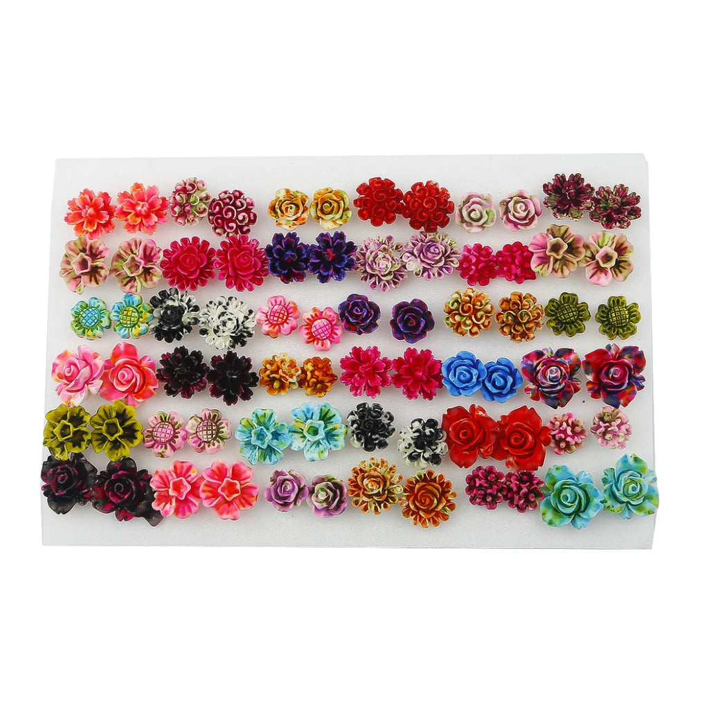 Assorted Earrings Card - 36 pairs