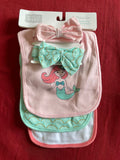 Hudson Baby Bib and Band Set (Pack of 5)