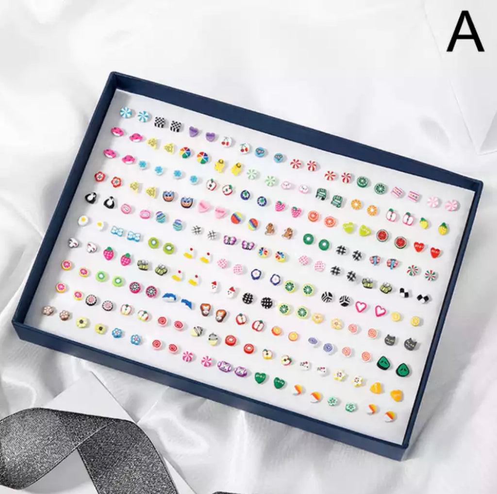 Stud Earring Card - 100 pairs