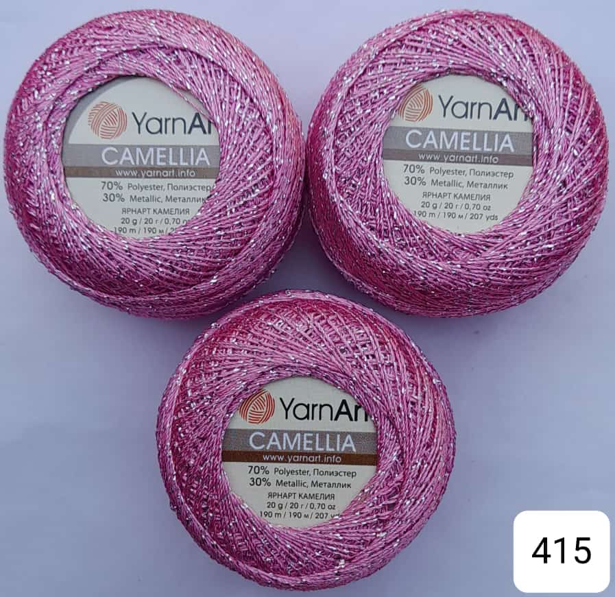 Yarn Art Camellia - Metallic Yarn