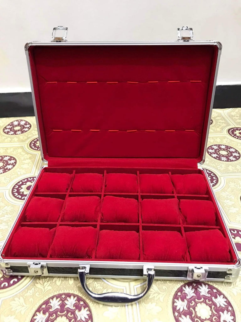 Aluminium Premium Watch Storage Box 24 Slot