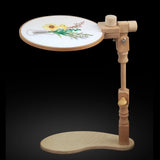 Adjustable Wooden Embroidery Lap Stand