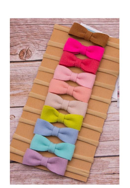 Nylon Baby Headband Set (10pcs)