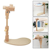Adjustable Wooden Embroidery Lap Stand