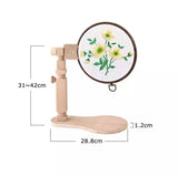 Adjustable Wooden Embroidery Lap Stand