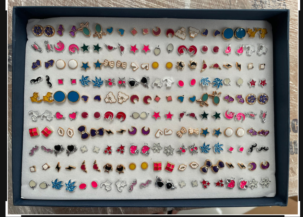 Stud Earring Card - 100 pairs