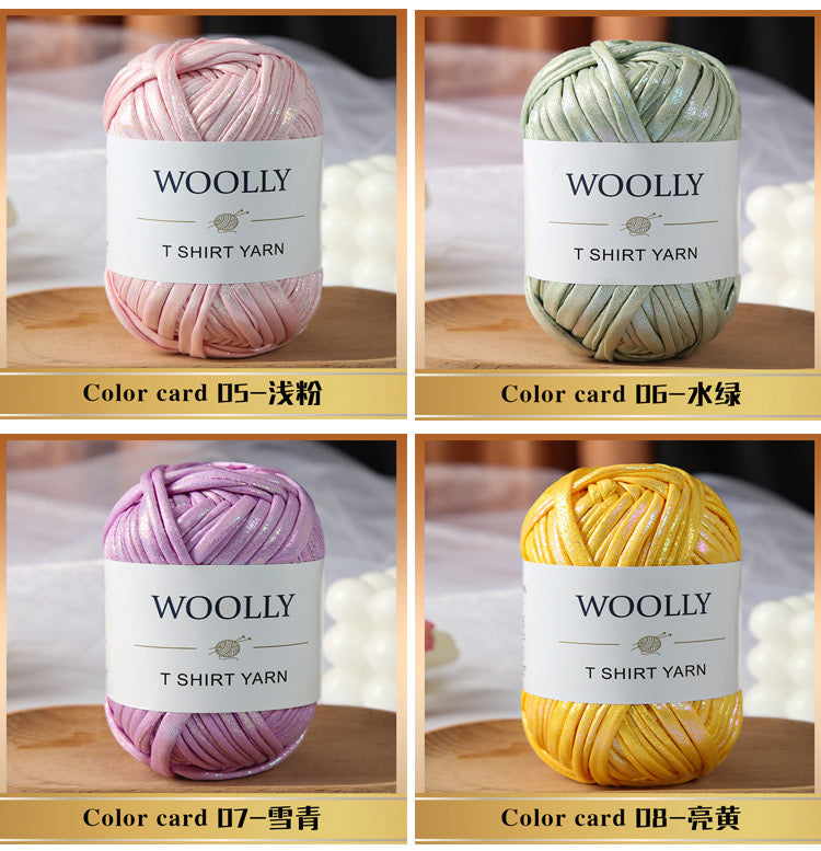 Woolly Metallic T Shirt Yarn