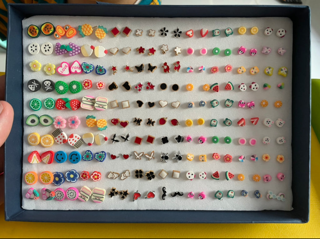 Stud Earring Card - 100 pairs