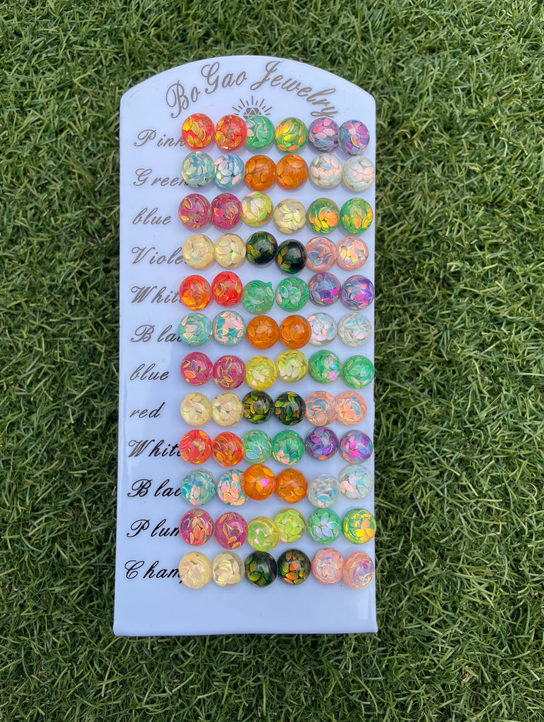 Assorted Earrings Tray - 36 pairs