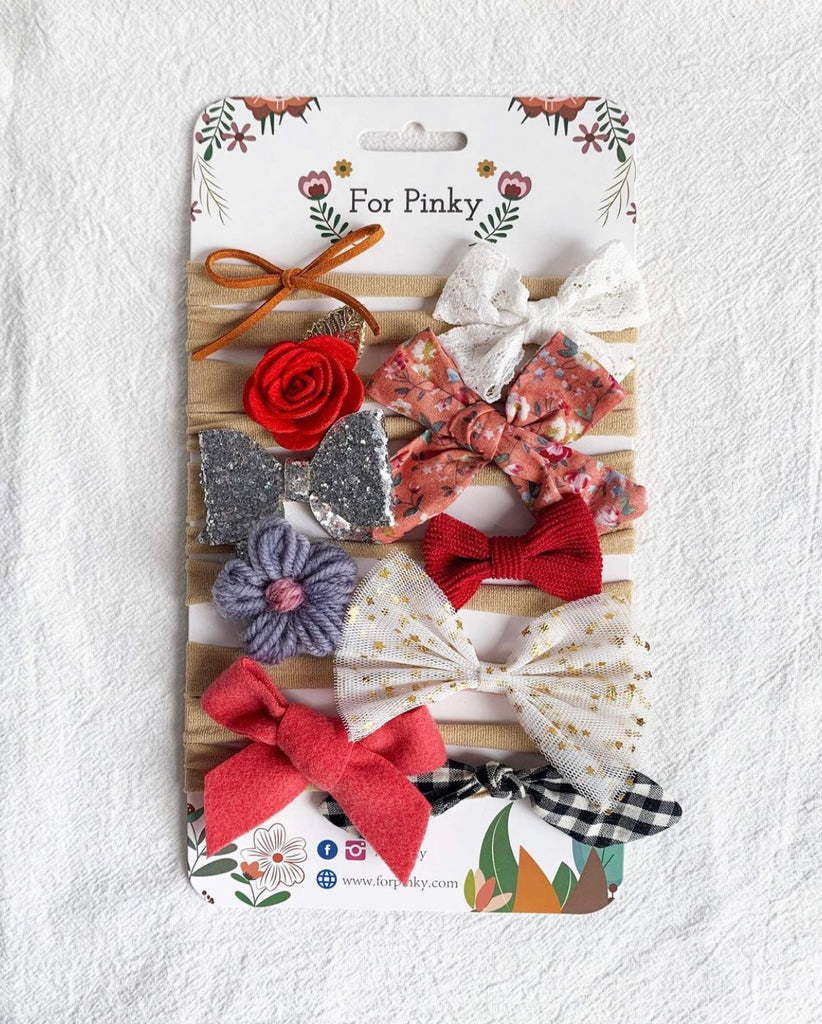 Nylon Baby Headband Set (10pcs)