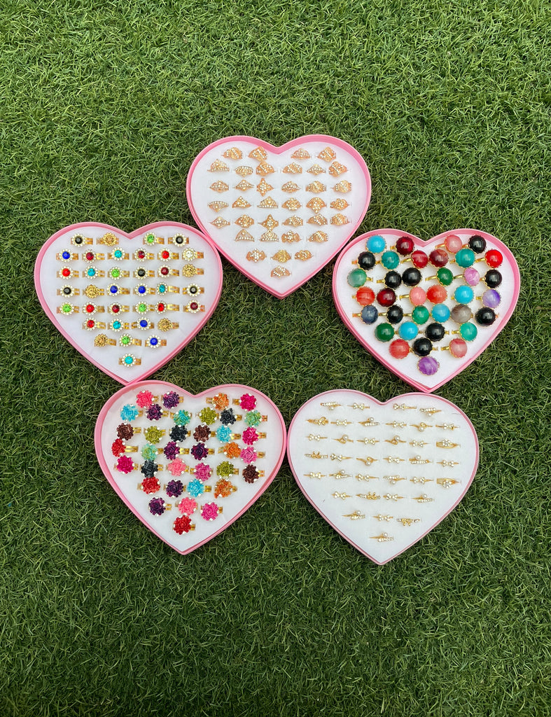 Women Finger Ring Box - 36pcs