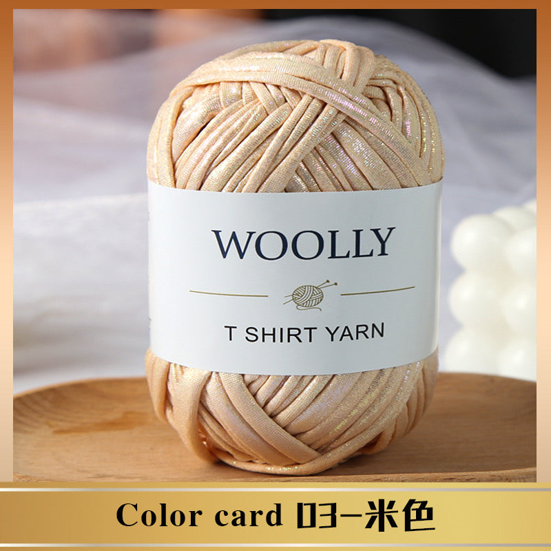 Woolly Metallic T Shirt Yarn