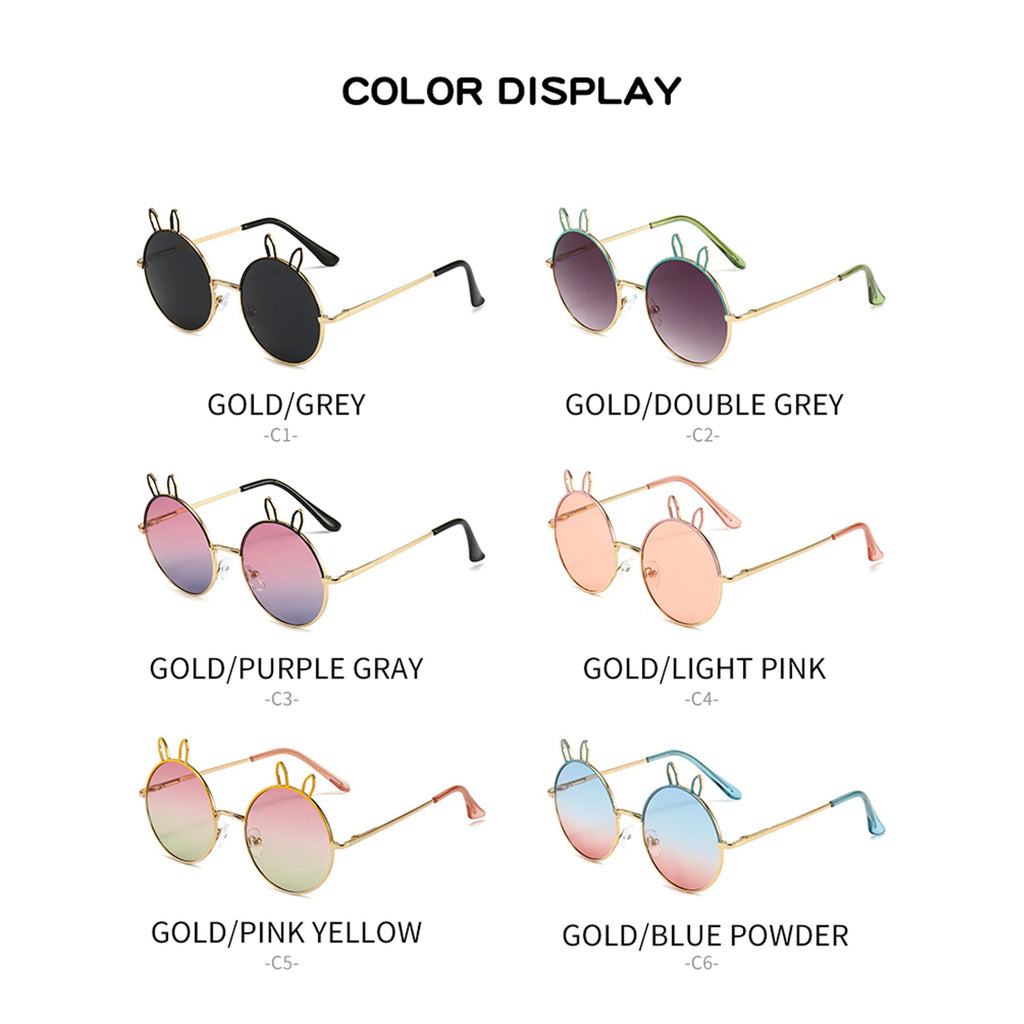 Bunny Kids Metal Frame Sunglasses UV400