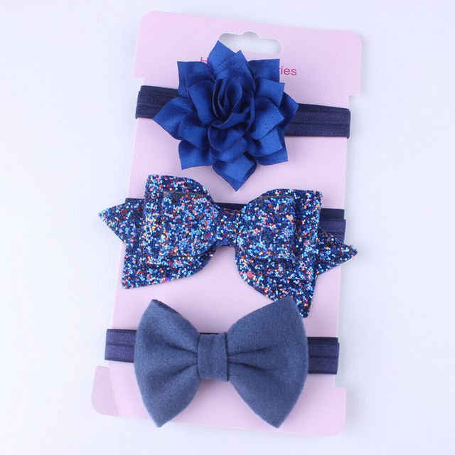 Baby Glitter Headband Set (3pcs)