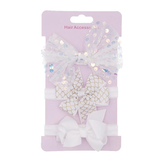 Baby New Sequin Headband Set (3pcs)