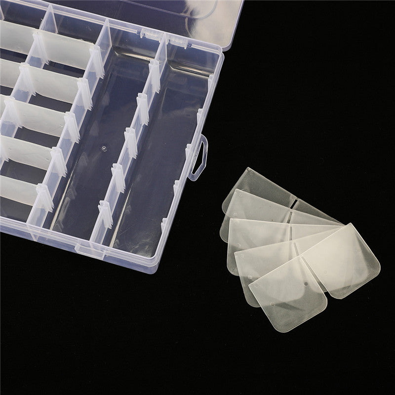 36 Grids Plastic Embroidery Floss Organizer Box & 50 Floss Klossen 2 Stuks Floss Nummer Stickers Voor 36 Grids Plastic Embroidery Floss Organizer Box & 50 Floss Klossen 2 Stuks Floss Nummer Stickers Voor