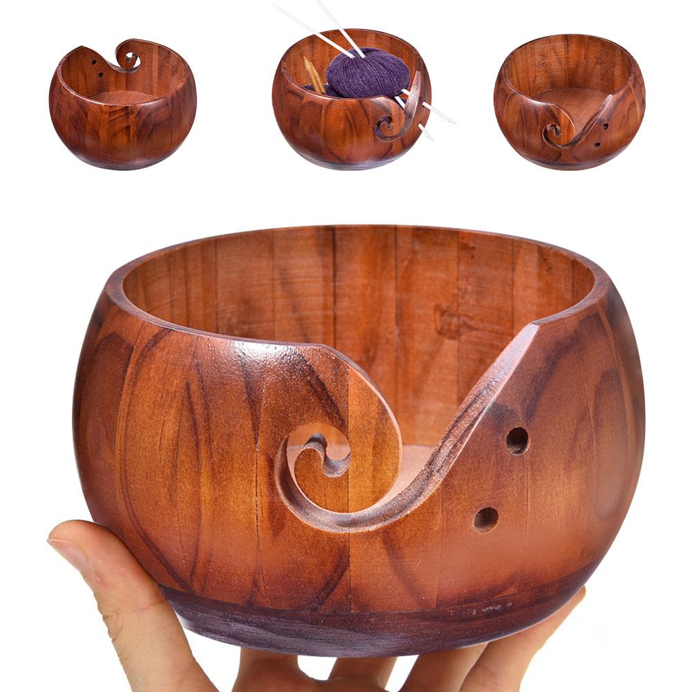 Wooden Yarn Bowl
