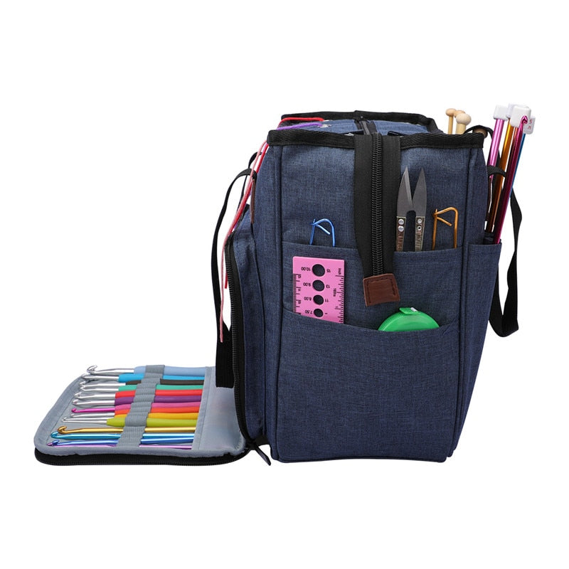 Knitting Tote Bag Yarn Storage Bag