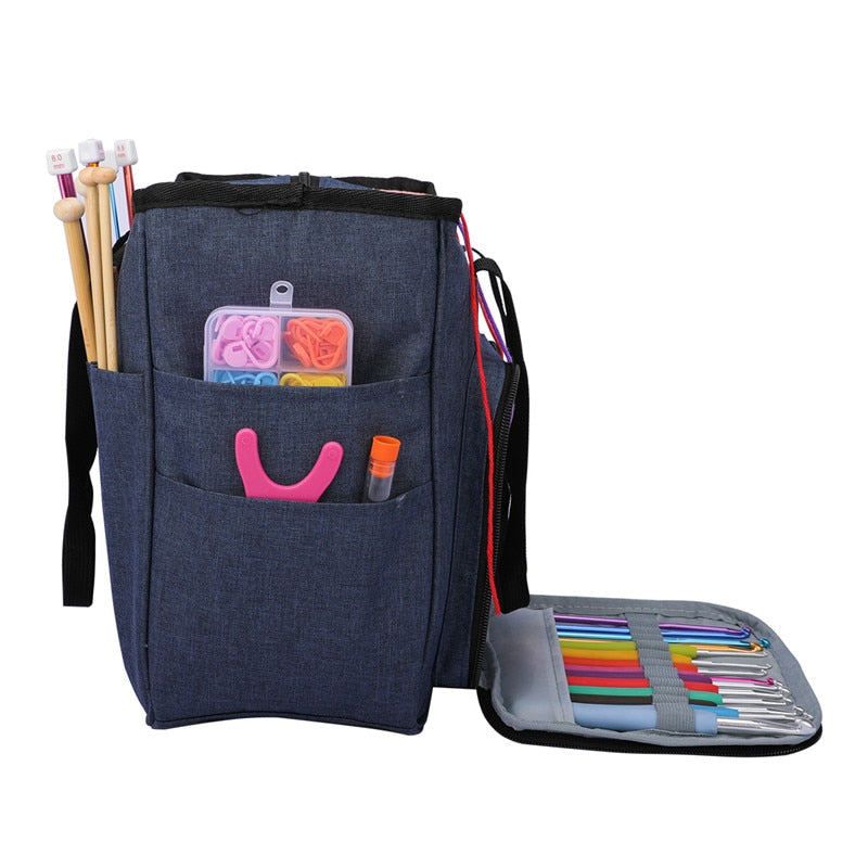Knitting Tote Bag Yarn Storage Bag