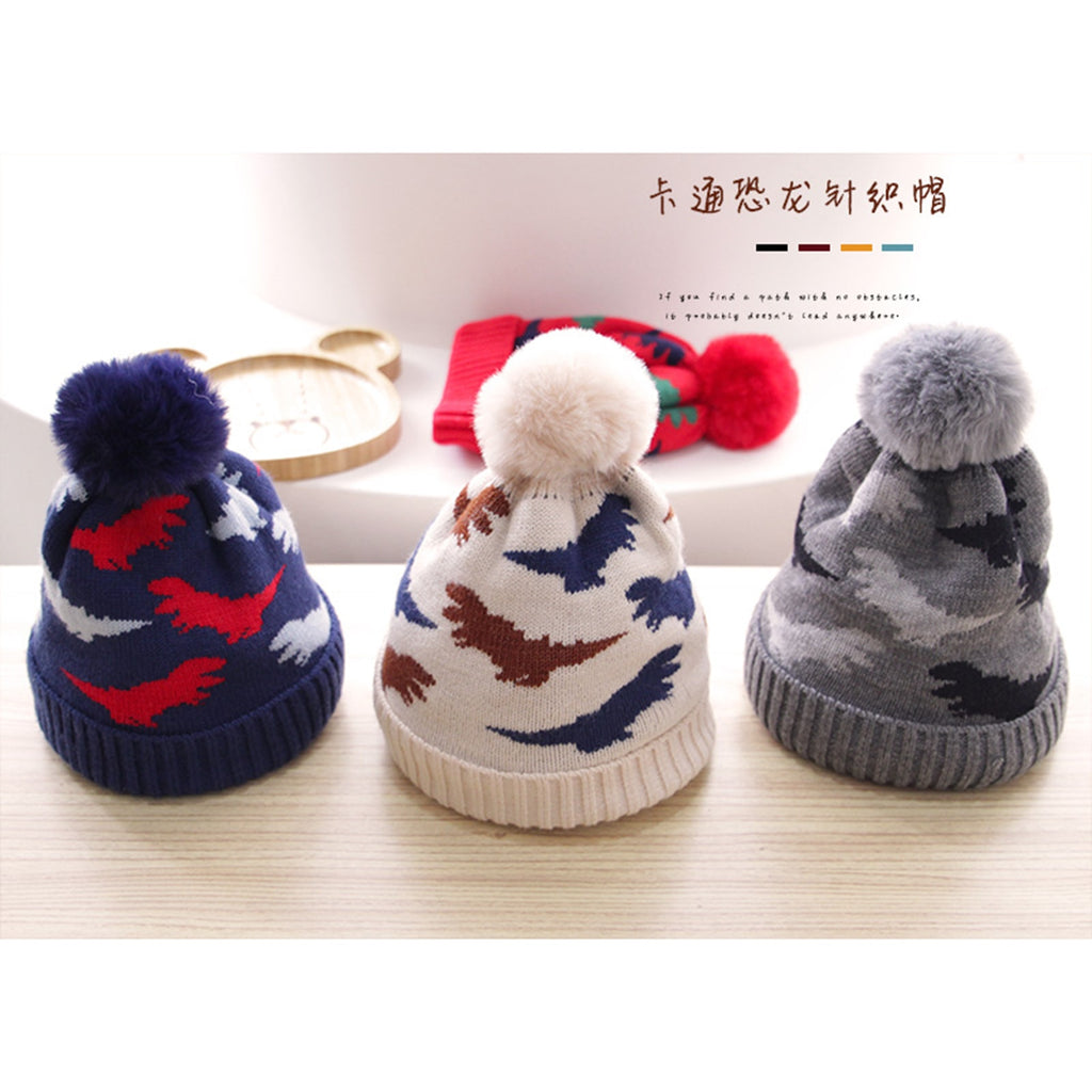 Unisex Cartoon Dinosaur Pattern Cap