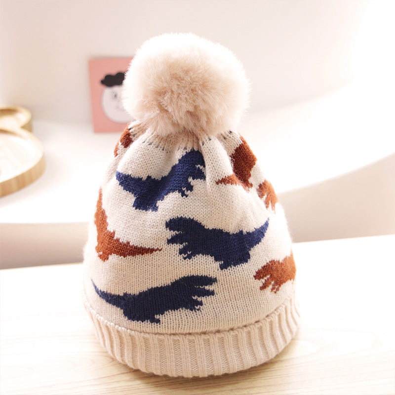 Unisex Cartoon Dinosaur Pattern Cap