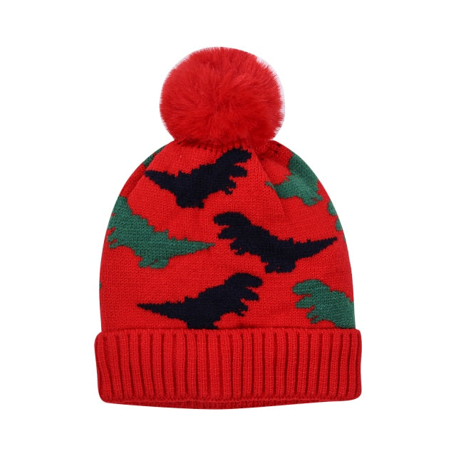 Unisex Cartoon Dinosaur Pattern Cap