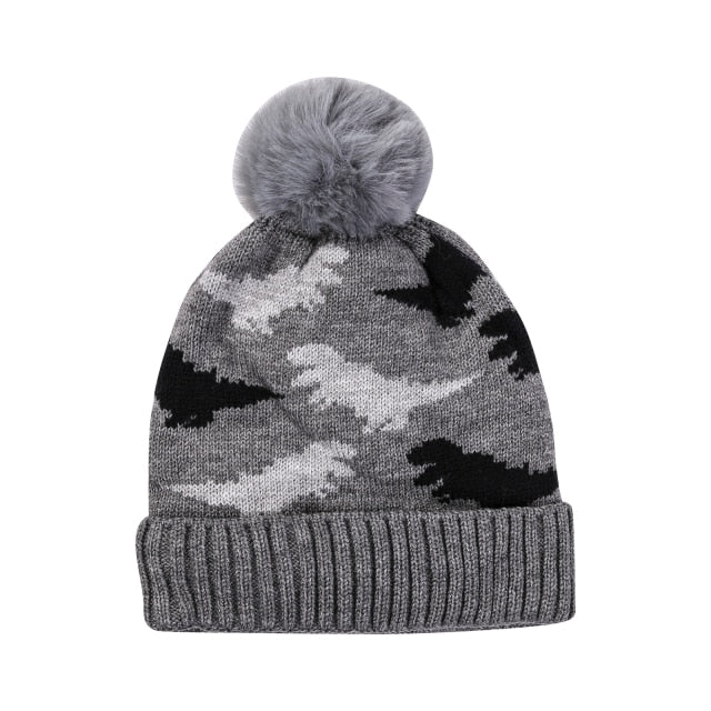 Unisex Cartoon Dinosaur Pattern Cap