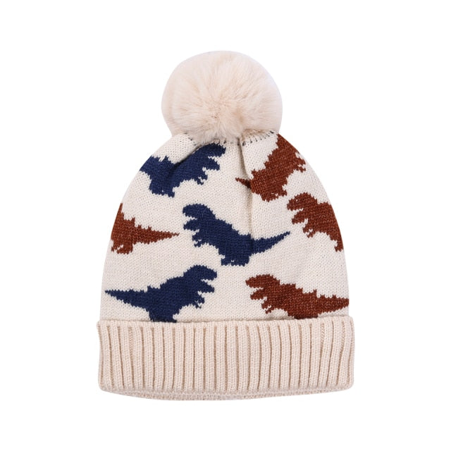 Unisex Cartoon Dinosaur Pattern Cap