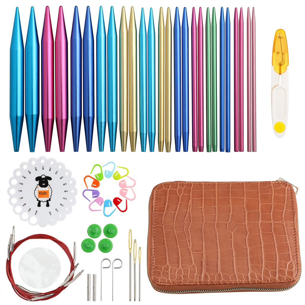 Circular Knitting Needles Set Interchangeable