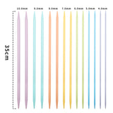 Plastic Knitting Needles Double Pointed - 7 Pairs (4.0mm-10.0mm)