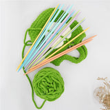 Plastic Knitting Needles Double Pointed - 7 Pairs (4.0mm-10.0mm)