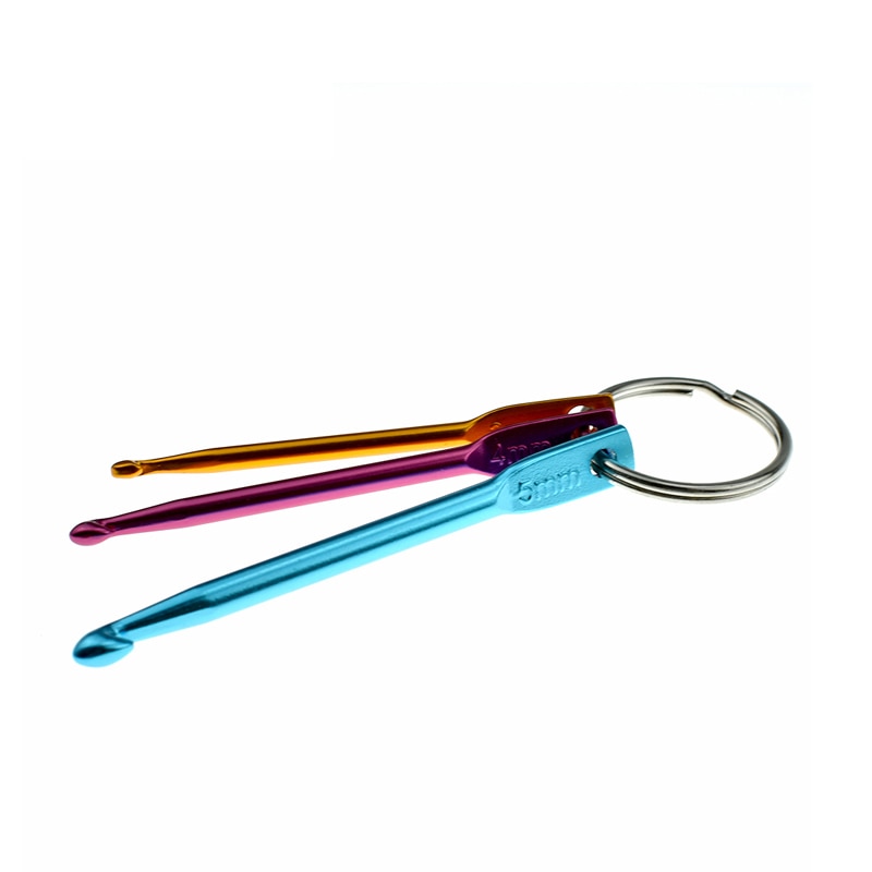 3 sizes in 1 Set Mini Aluminum Keychain