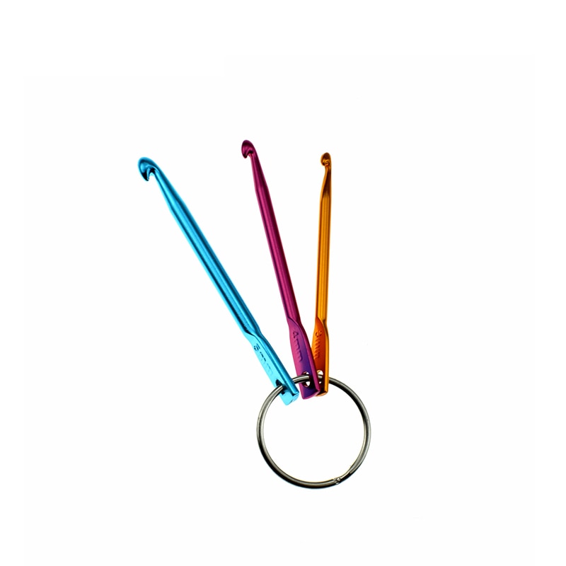 3 sizes in 1 Set Mini Aluminum Keychain