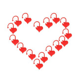 Heart Shaped Stitch Markers