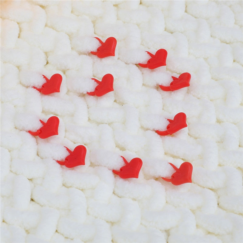 Heart Shaped Stitch Markers