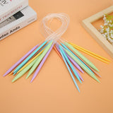 Plastic Circular Knitting Needles - 12 Size