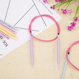 Plastic Interchangeable Circular Knitting Needles Set - 10 Pairs