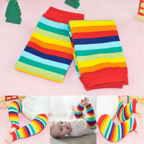 Rainbow Striped Stockings - Knee/Elbow Pads