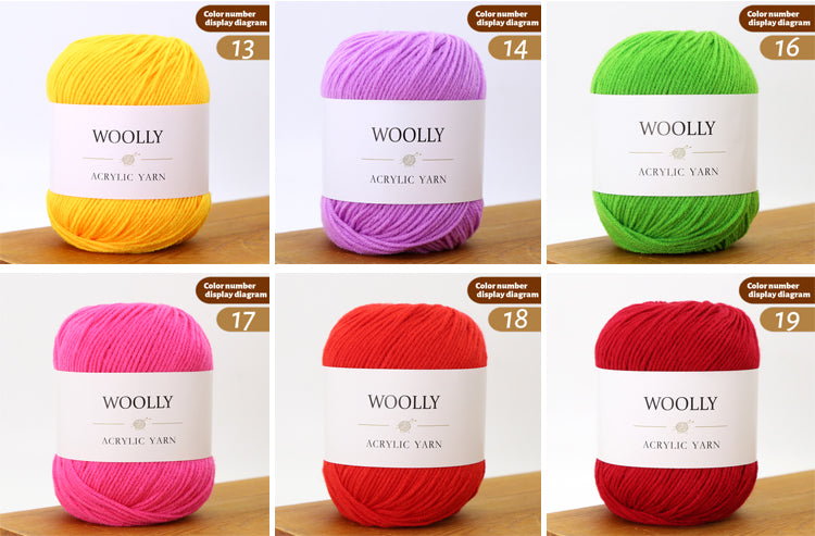 Woolly Acrylic Yarn Ball