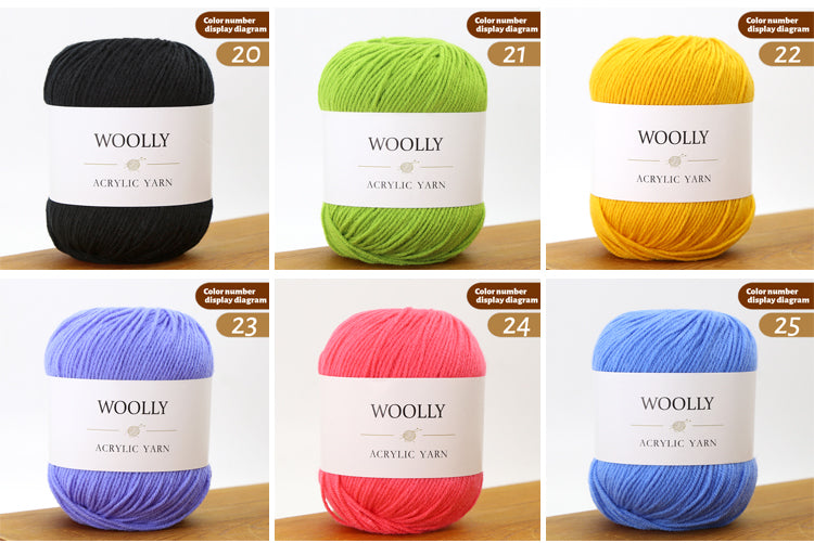 Woolly Acrylic Yarn Ball