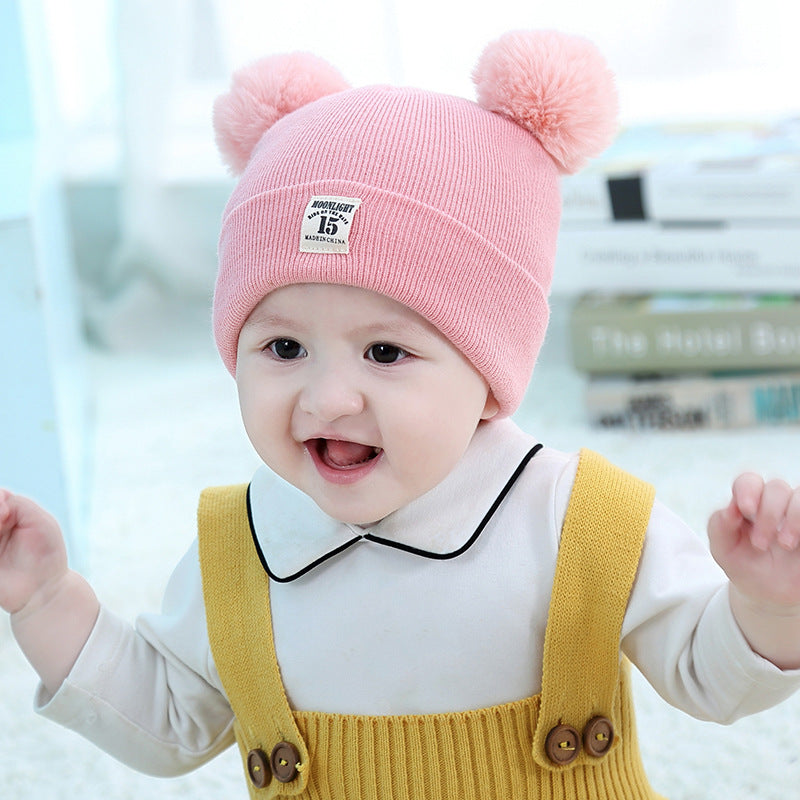Baby Double Pom Pom Cap