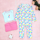 Newborn Bodysuit, Romper and Trouser Set (3pcs)