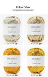 WOOLLY Metallic Faux Leather Tshirt Yarn - Baskets/BagMaking/Bassinet/Mats