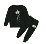 Sunflower Sweatshirt & Trouser Set (2pcs)