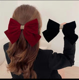 Pre-Order Velvet Bow Hair Clip